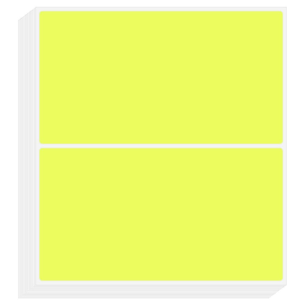 3983 Color Coding Labels 3 x 2 Inch, 50 Pcs Rectangular Colored Labels